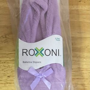 Two Pairs Women’s Slippers Size 7-8 NWT